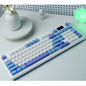 狼途L98三模蓝牙有线无线键盘 高颜值机械手感电竞游戏办公键盘